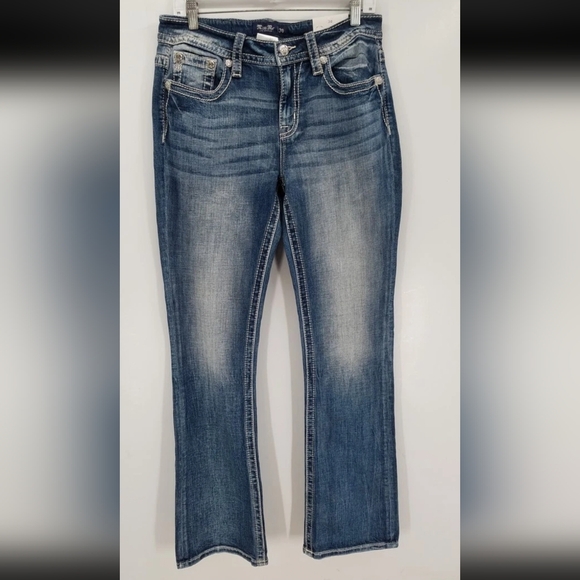 Miss me mid rise bootcut jeans size 30 southwestern NEW